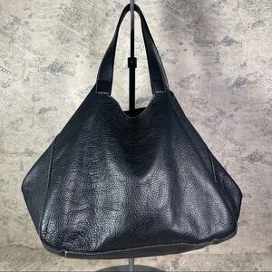 Furla Black Leather Tote Bag